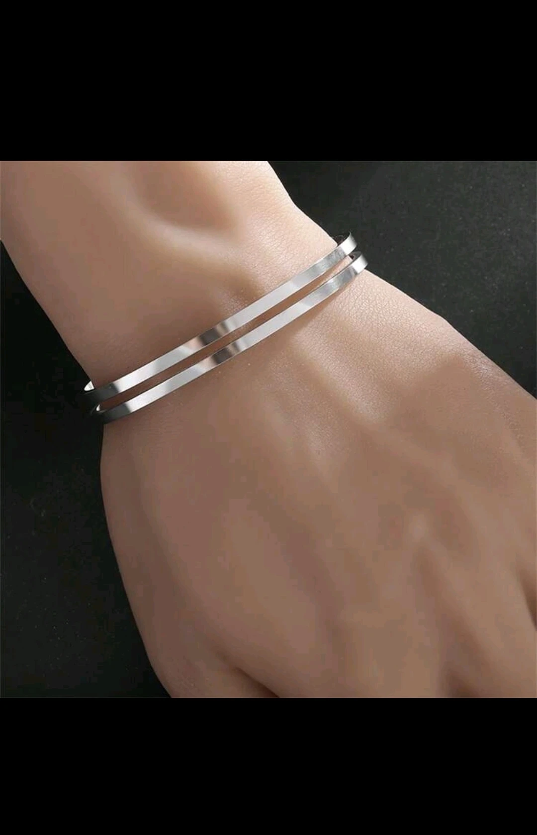 Brazalete tipo C/ Plateado 3