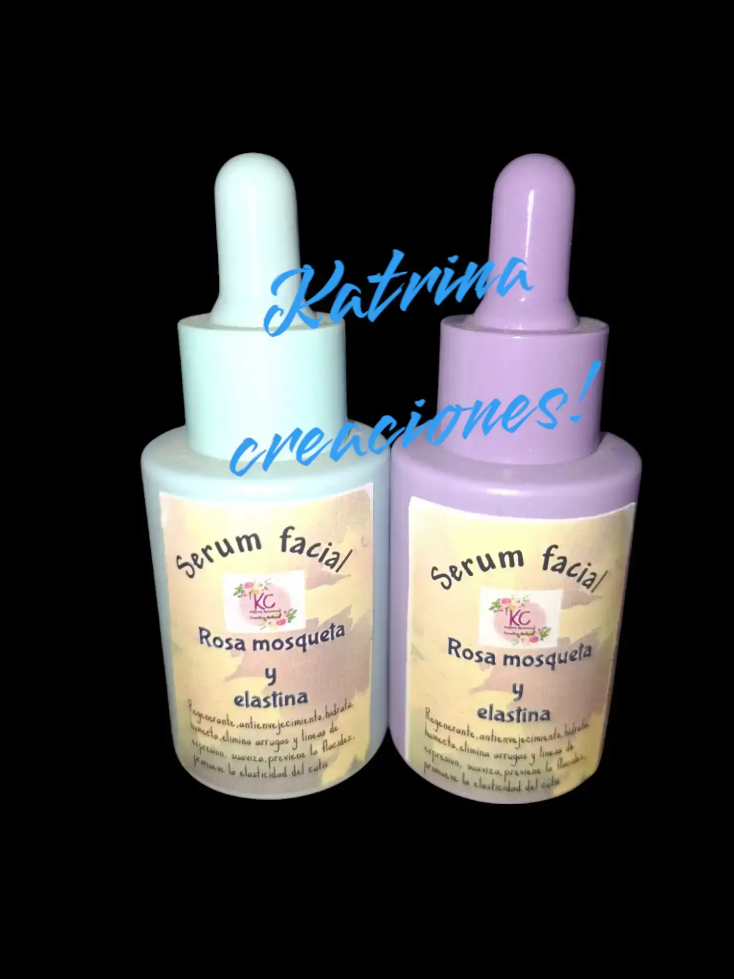 Serum de elastina y rosa mosqueta puro.Noche. 3