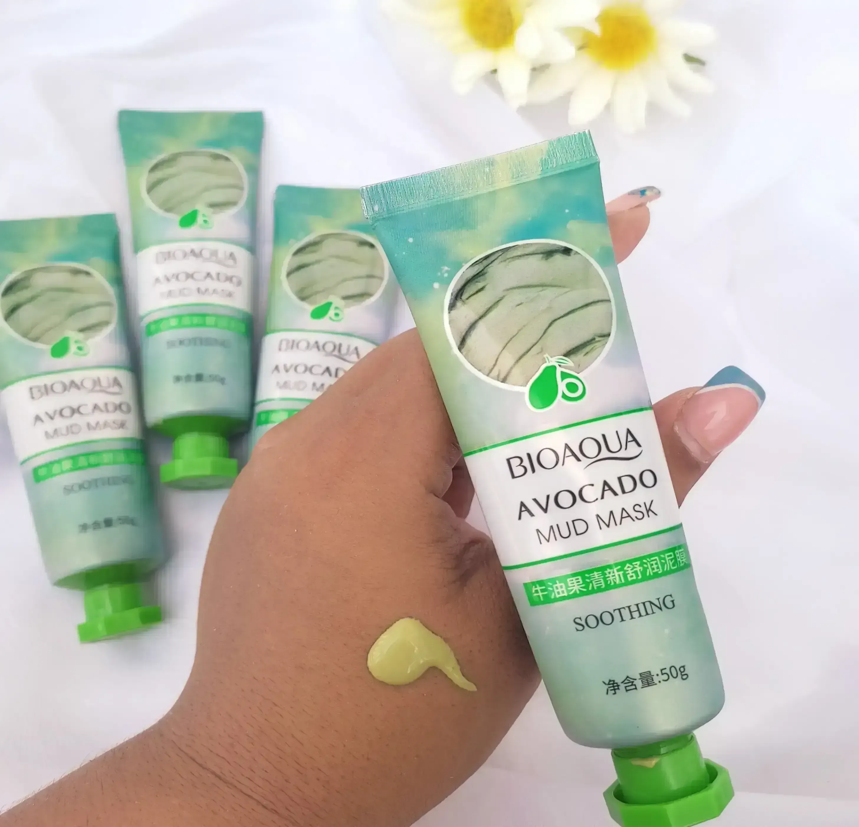 MASCARILLA FACIAL BARRO EXTRACTO DE AGUACATE BIOAQUA
