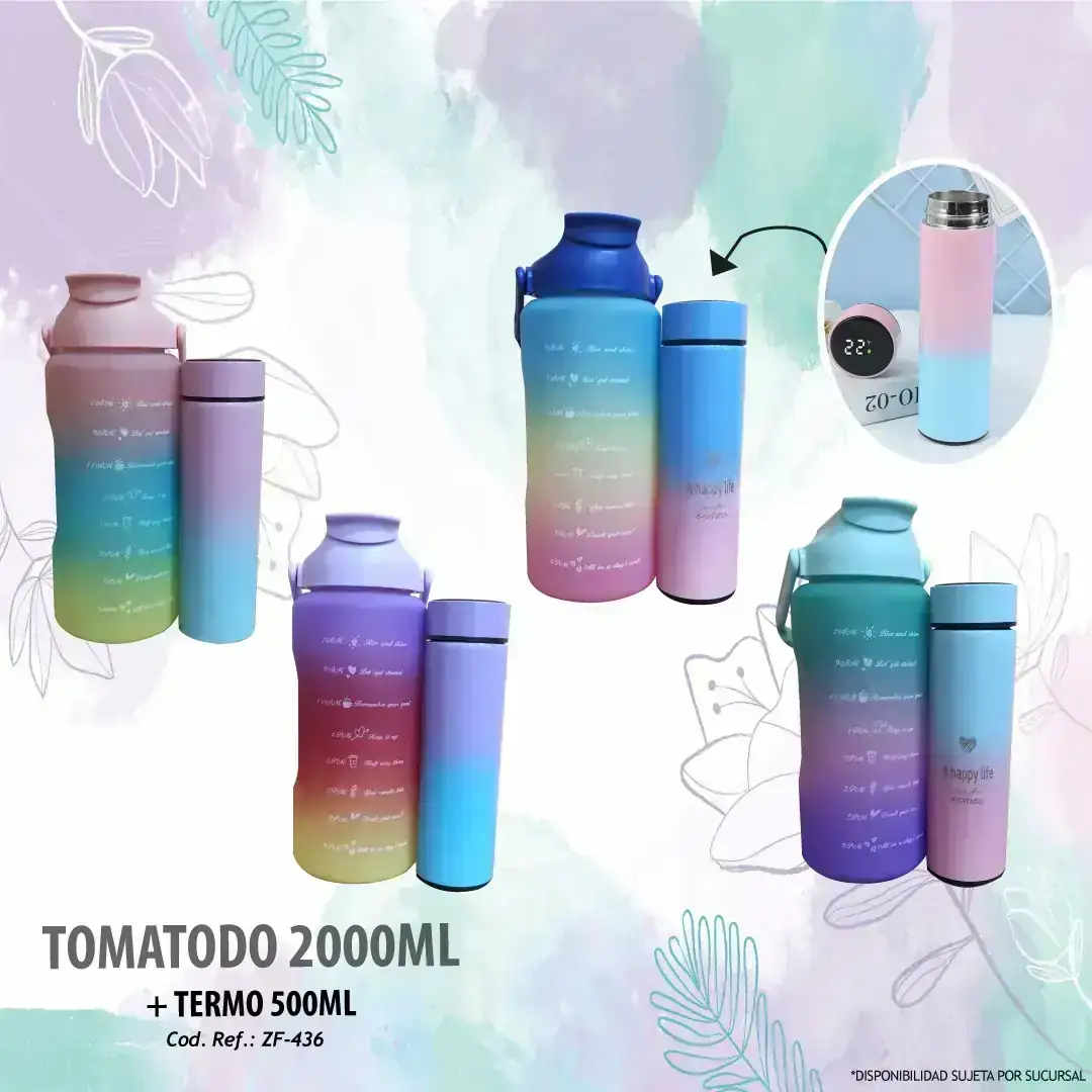 Tomatodo 2000ML + Termo 500ML