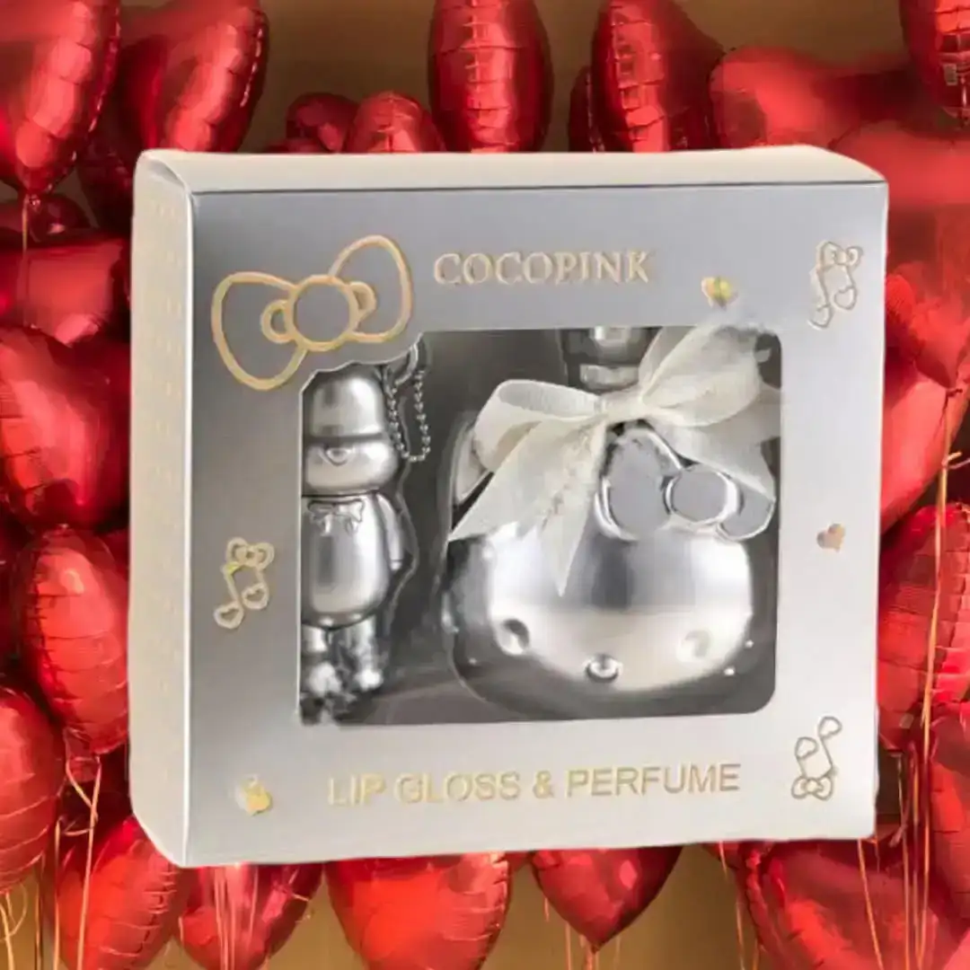 Set de perfume y gloss  3