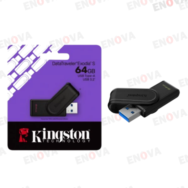 Memoria USB Kingston DataTraveler Exodia S Black - 64 GB - U