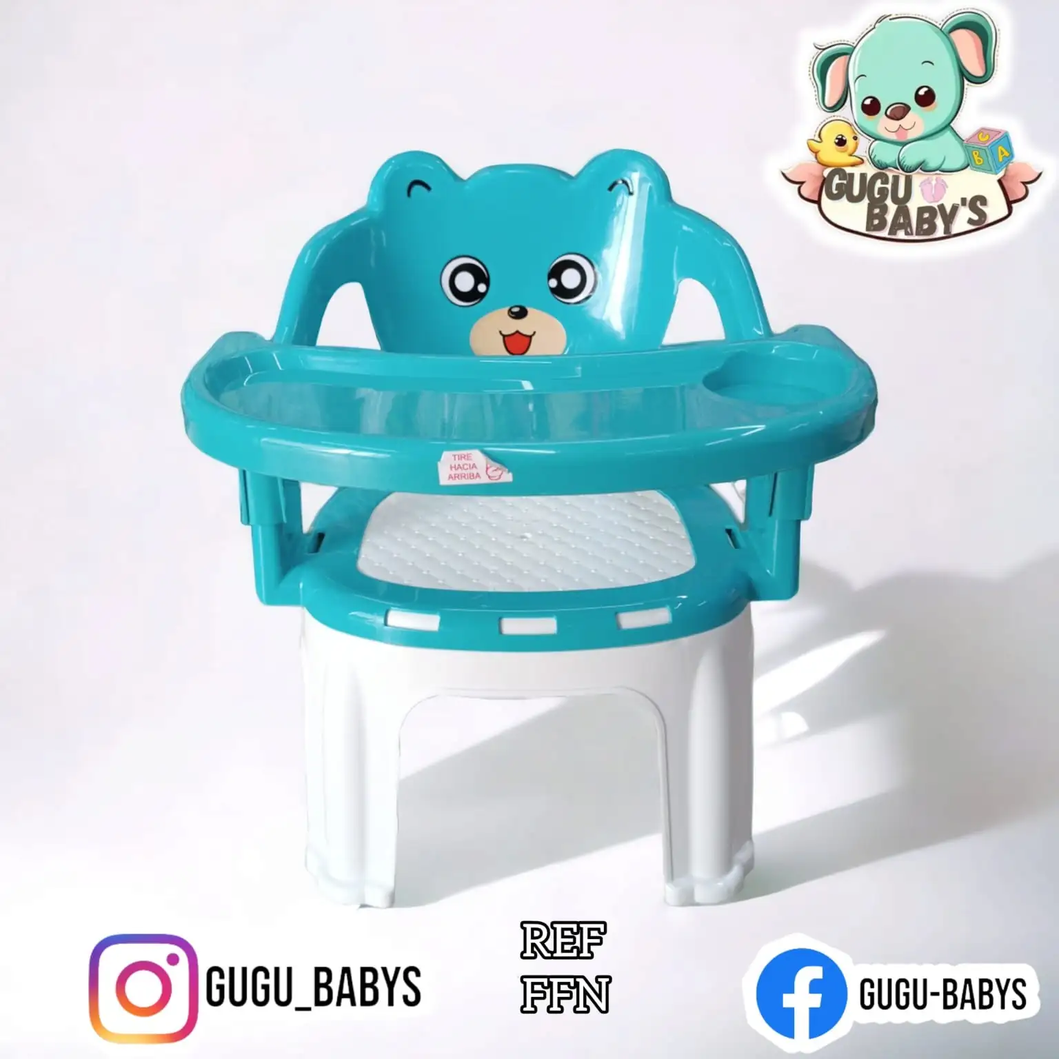 Silla comedor osito niño