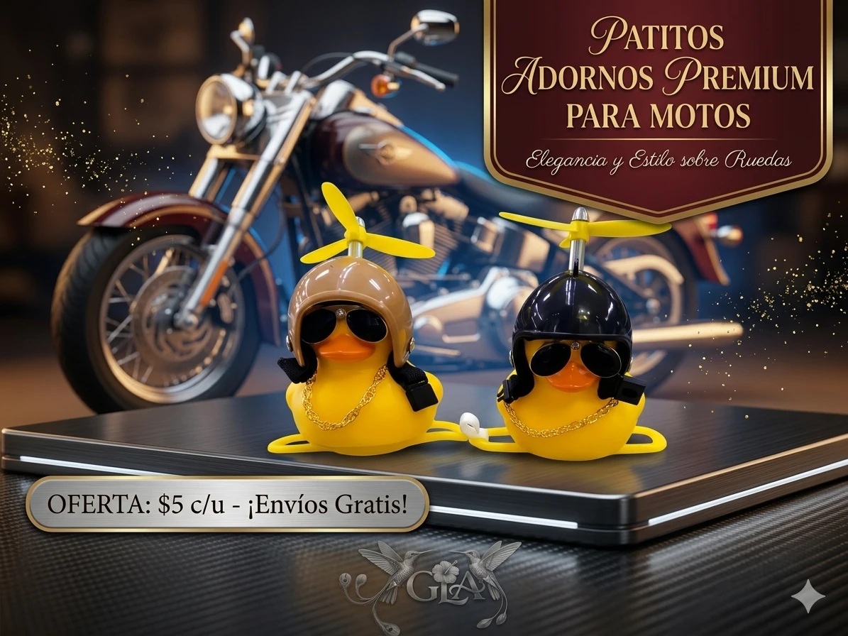 Duo de adornos para moto
