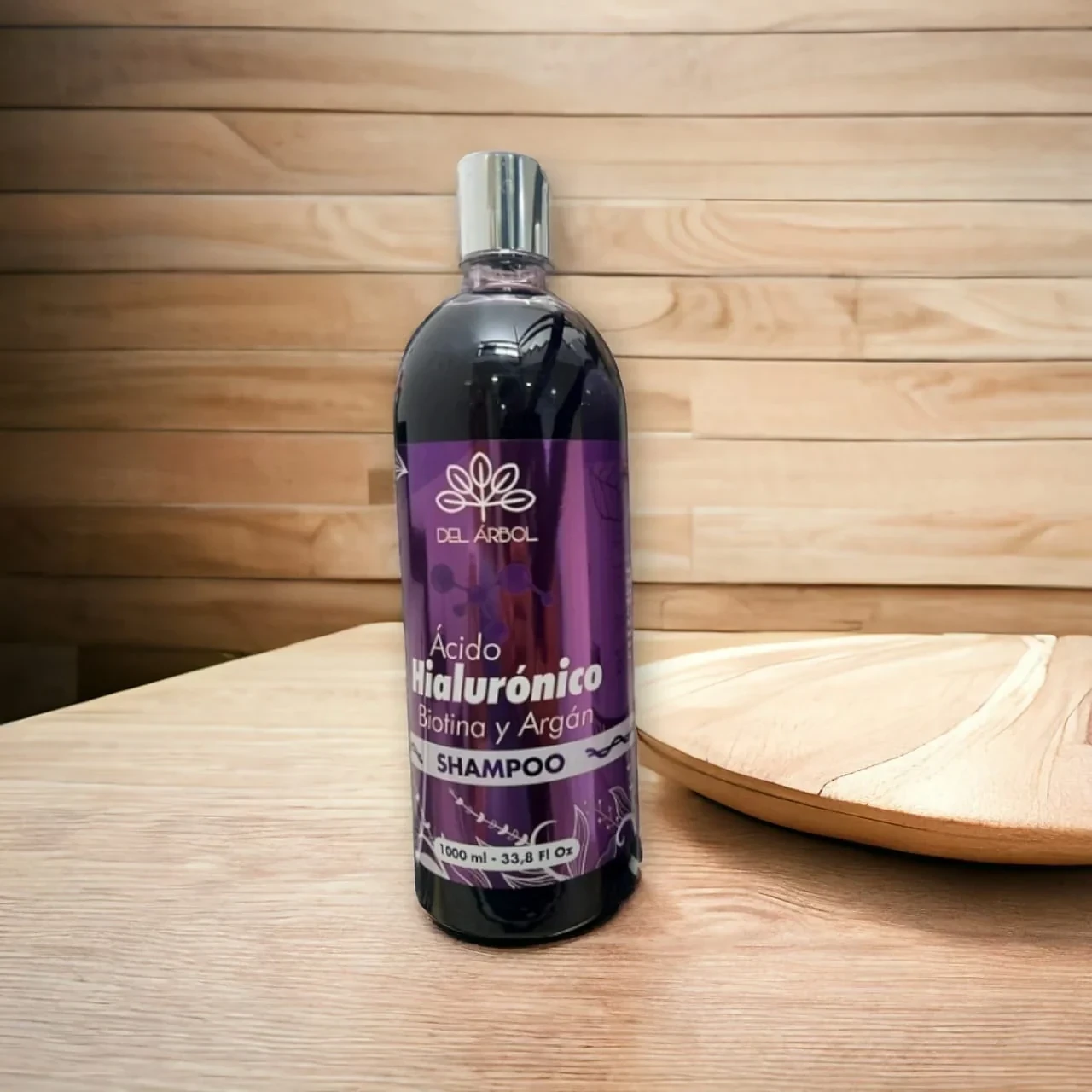 del arbol shampoo acido hialuronico biotina & argan