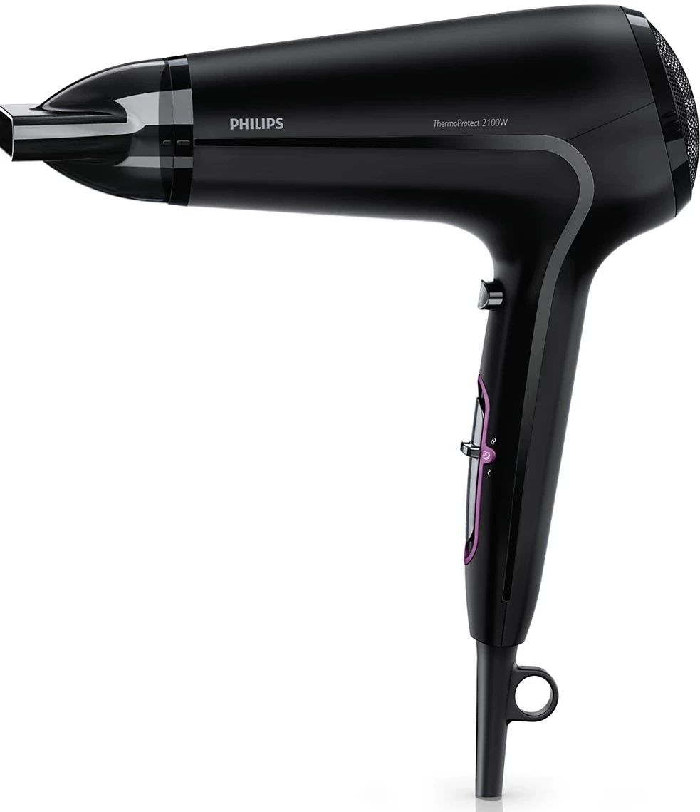 Secador de pelo PhilipsThermoProtect negro 220V 2