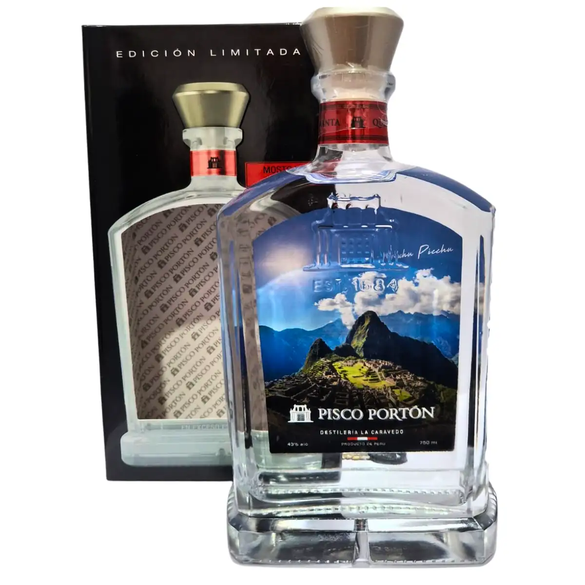 PISCO MOSTO VERDE QUEBRANTA PORTON 750 ML C/ ESTUCHE