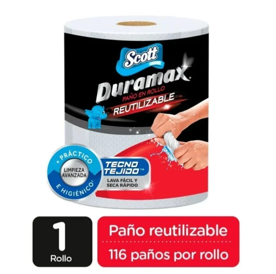 SCOTT TOALLA LAVABLE 1 ROLLO