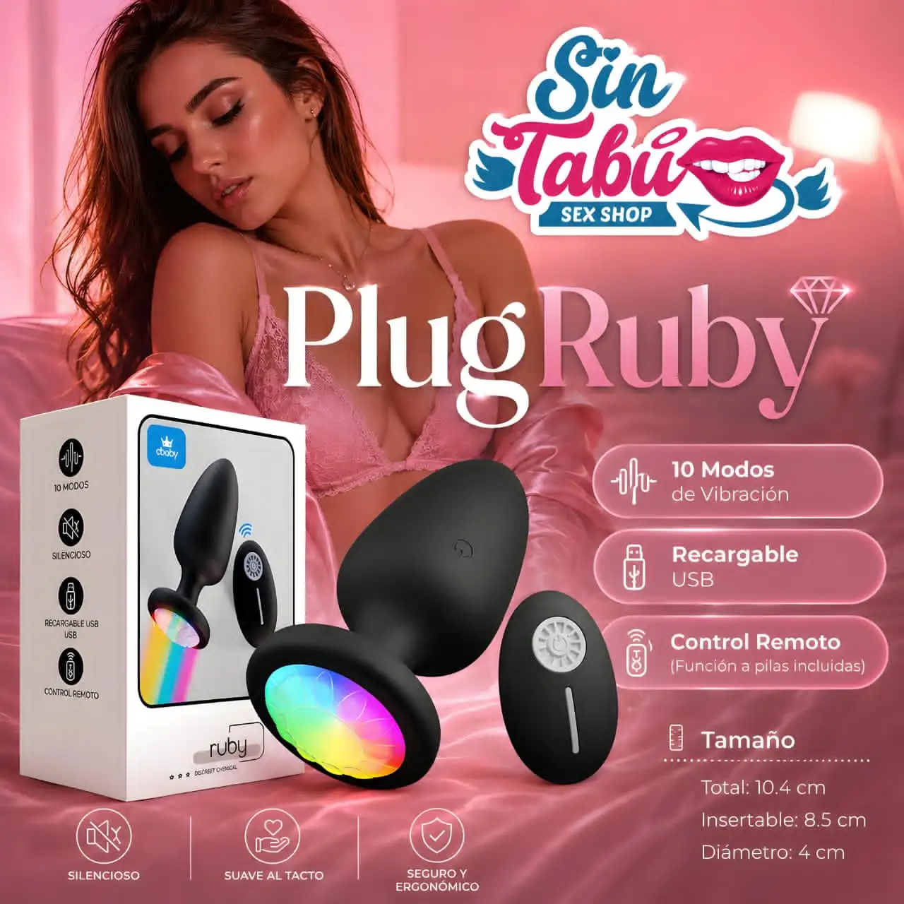 PLUG ANAL RUBY 