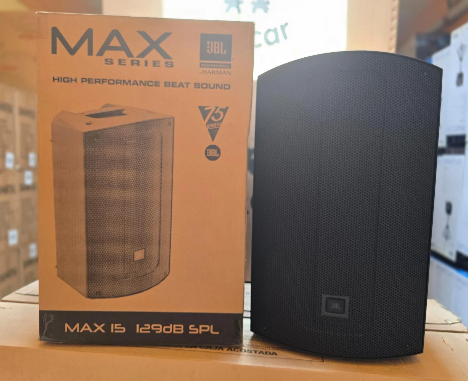 PARLANTE JBL MAX 15 NEGRO 15" PROFESIONAL