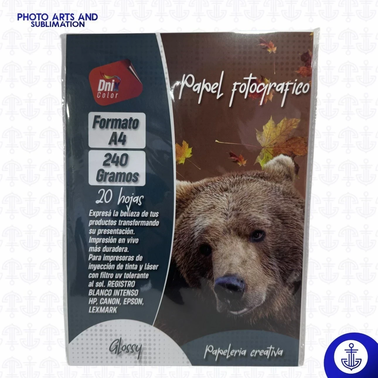 Papel Fotografico Sin Adhesivo 240 Gramos