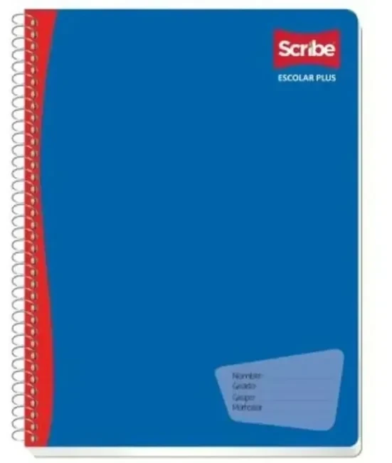 Cuaderno profesional c7 mega 200 h espiral sencillo  3