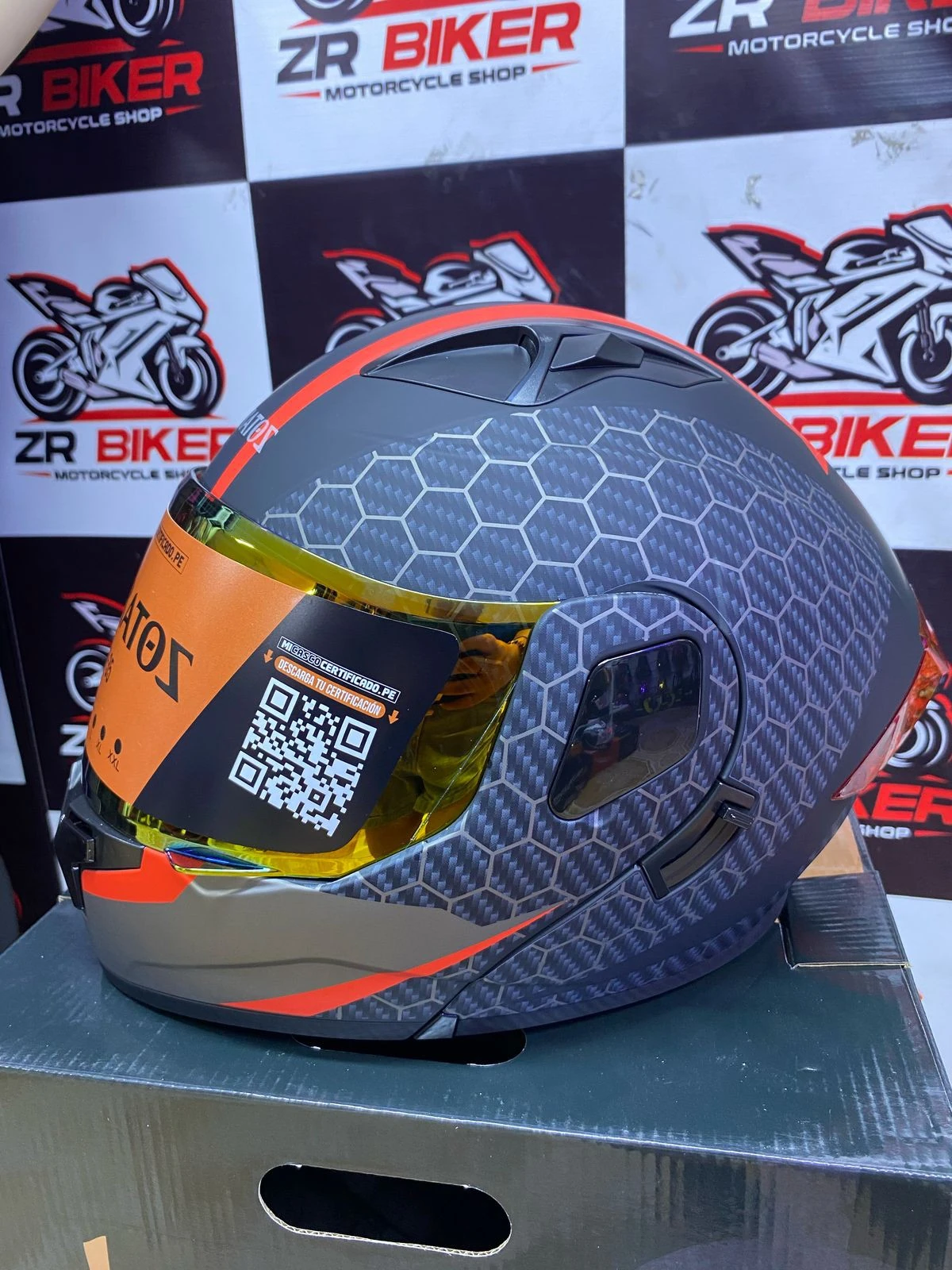 CASCO DRAGO VISOR TORNASOLADO 