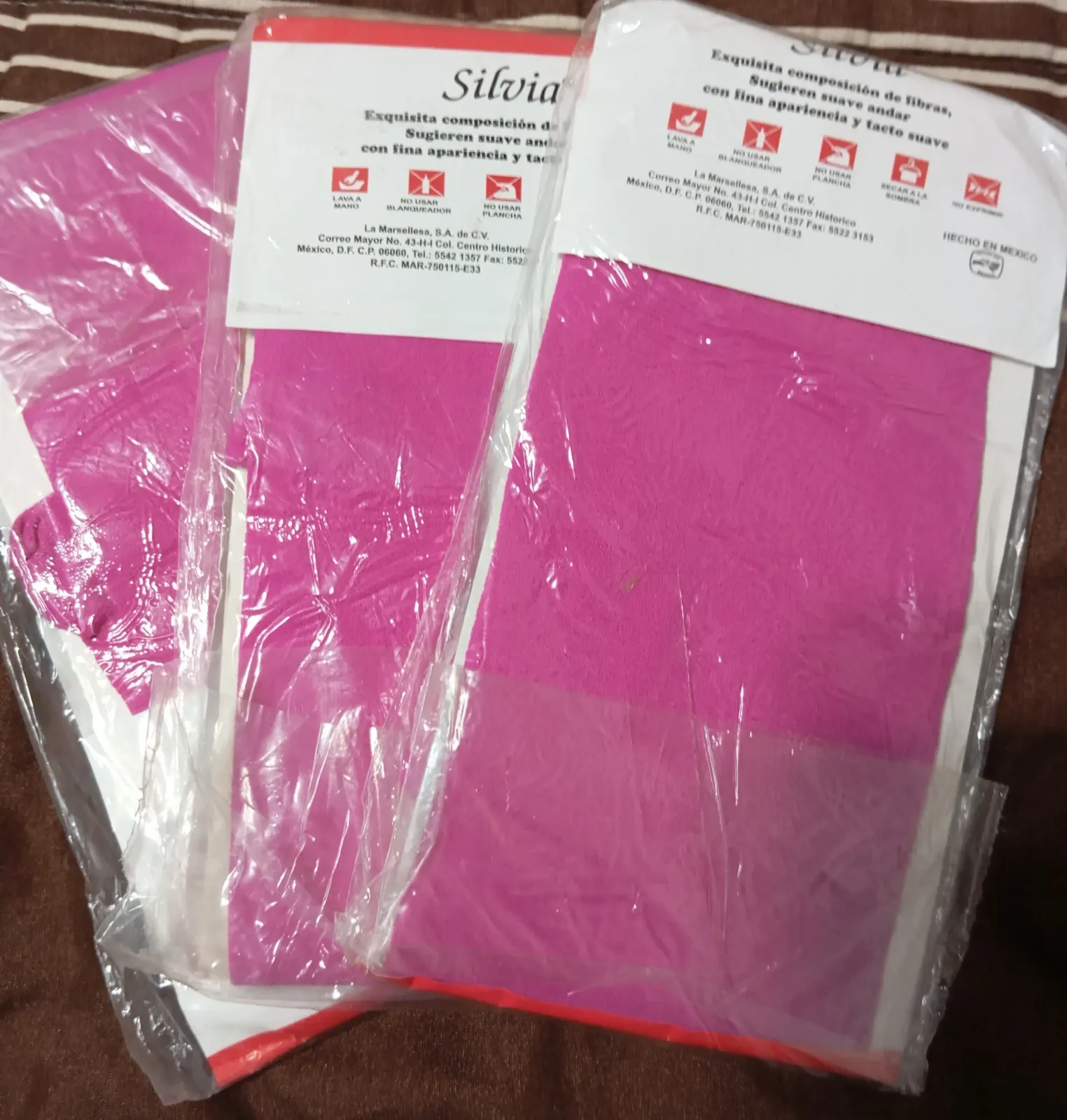 Malla lisa de nylon delgadas Silvia 4-6 años fiusha
