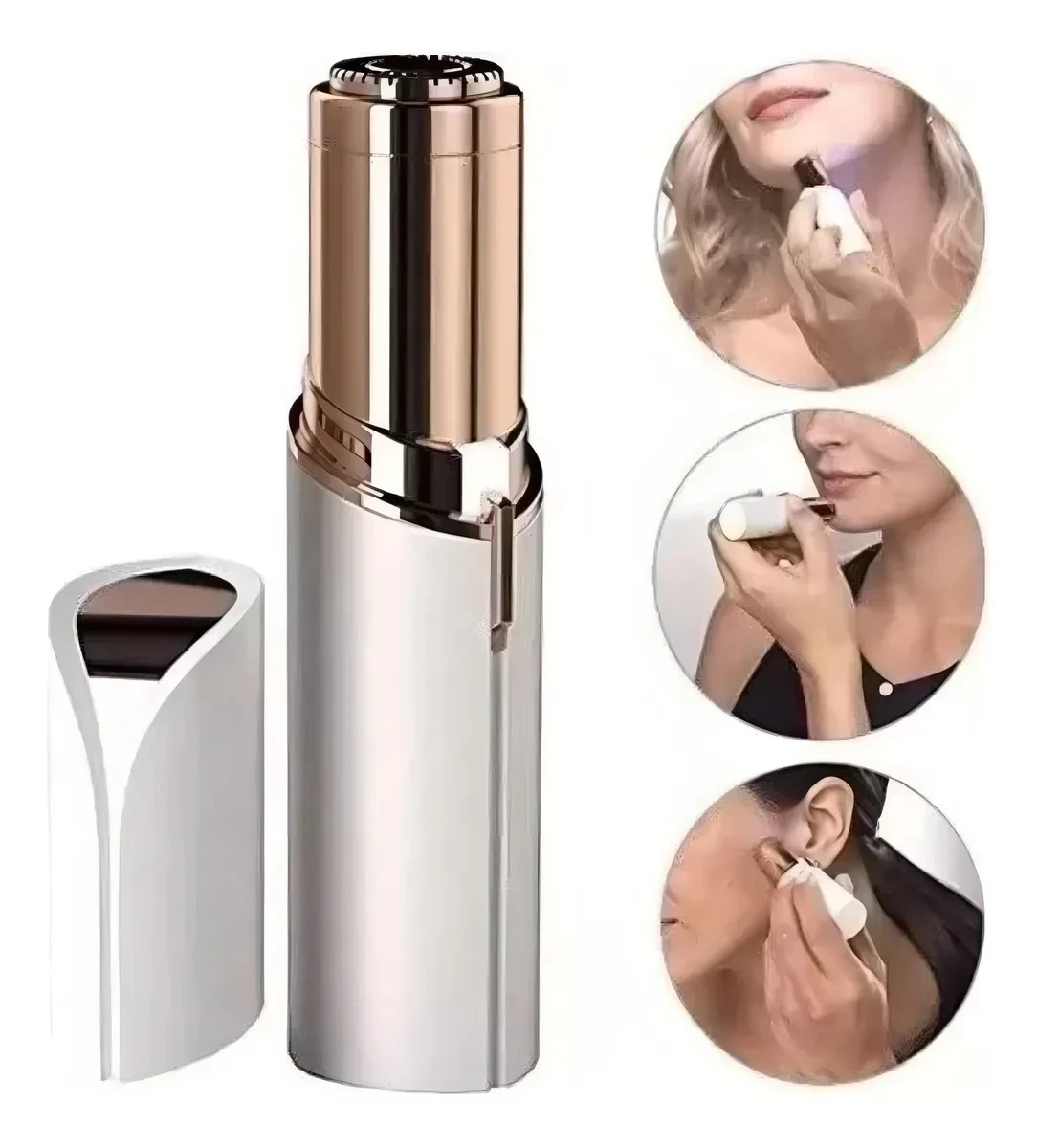 Depiladora Facial Removedor De Vello Sindolor Recargable Usb 3