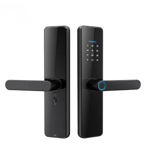 Cerradura de puerta inteligente con huella digital Bluetooth 