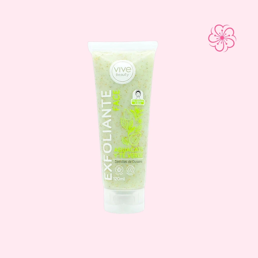 Exfoliante Facial Aguacate Vive Beauty 120ml