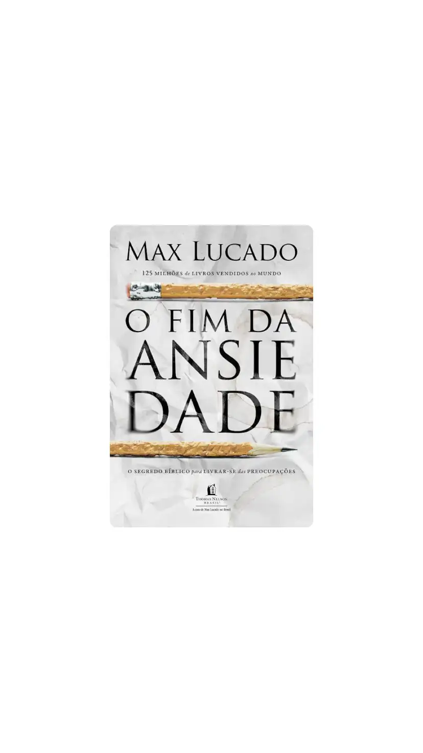 O FIM DA ANSIEDADE
