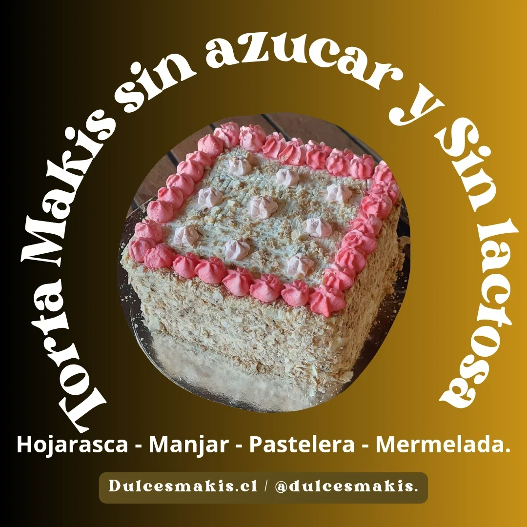 Torta Makis Sin Azúcar y Sin Lactosa./30 Personas.