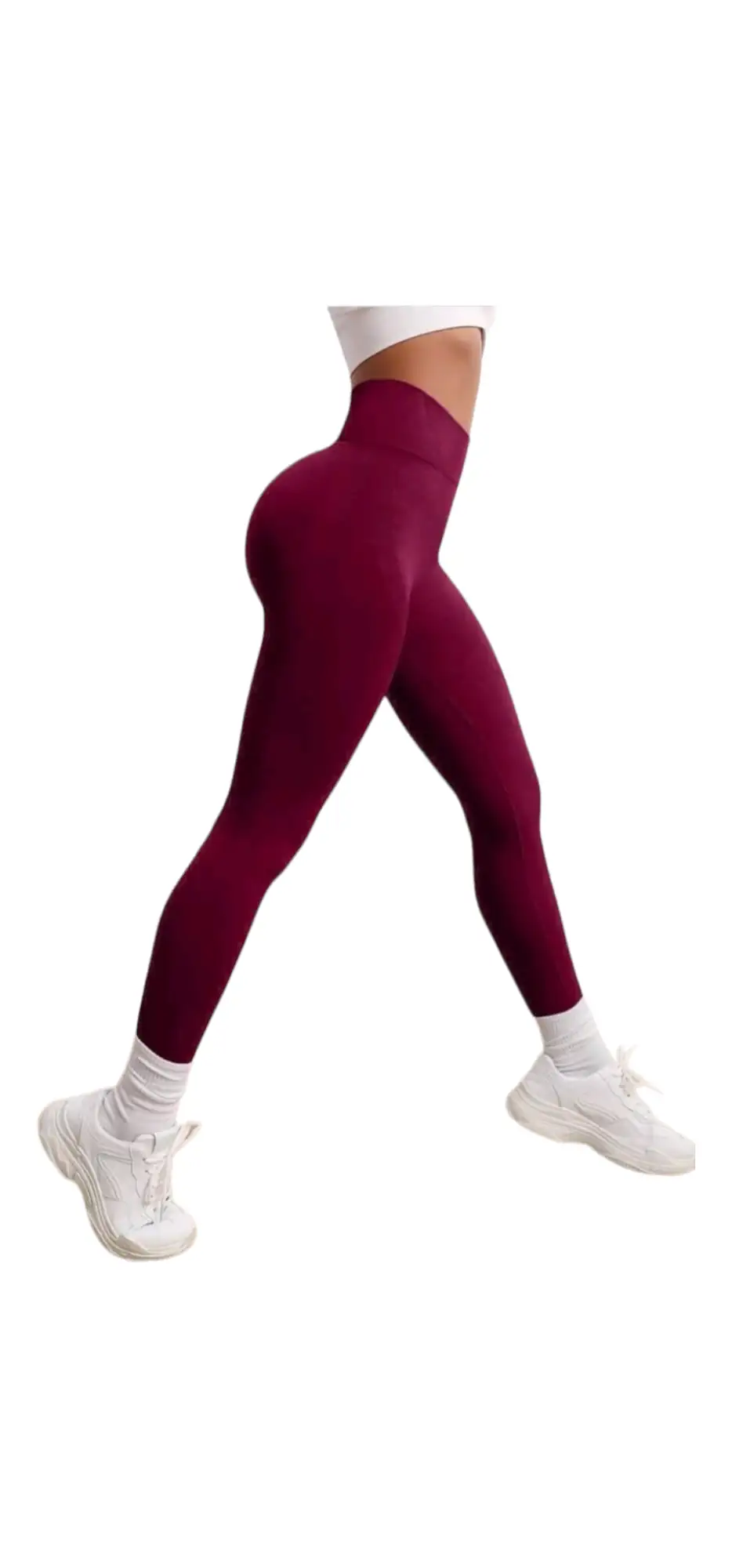 Licra Larga Deportiva Sencilla Vino 3