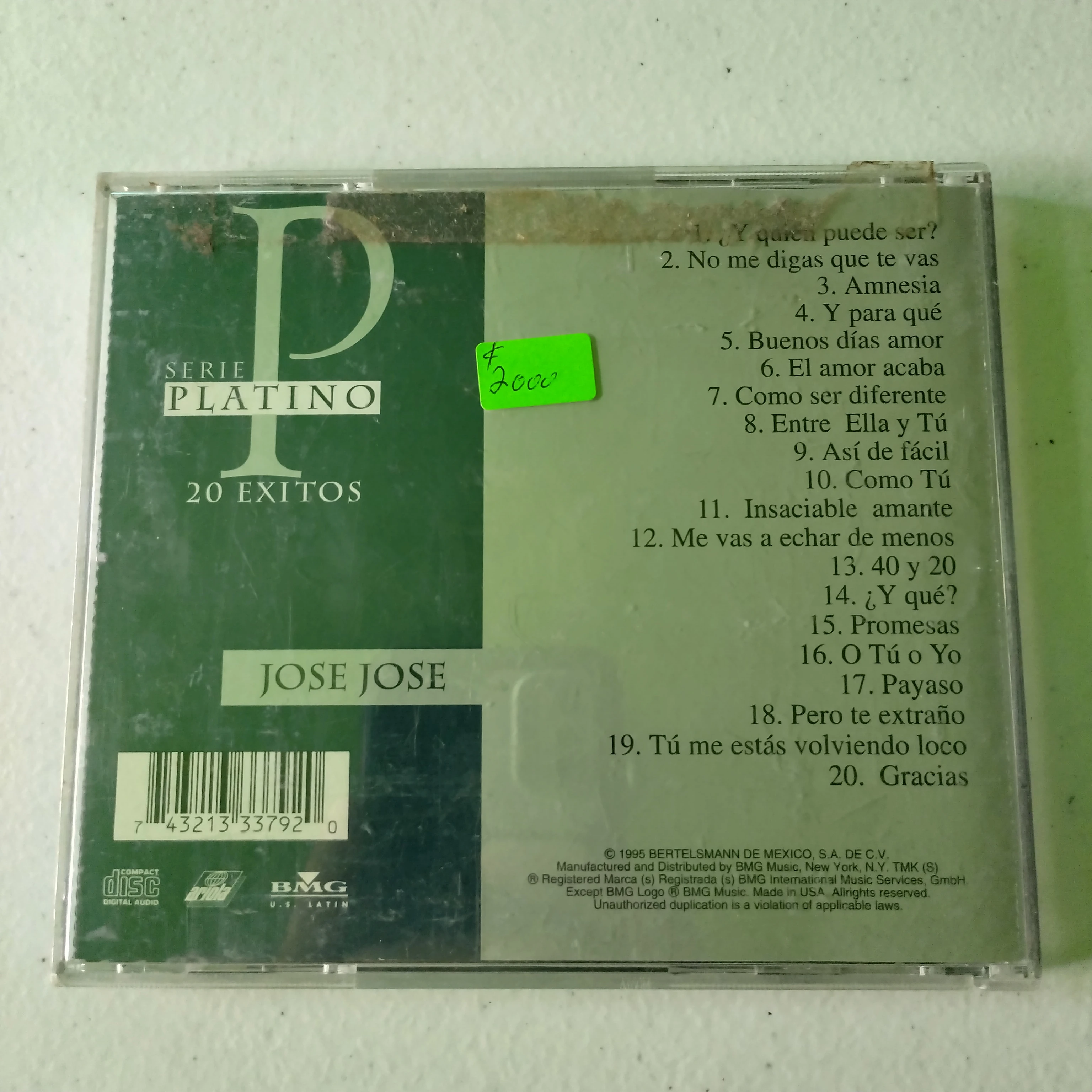 José José , 20 exitos 2