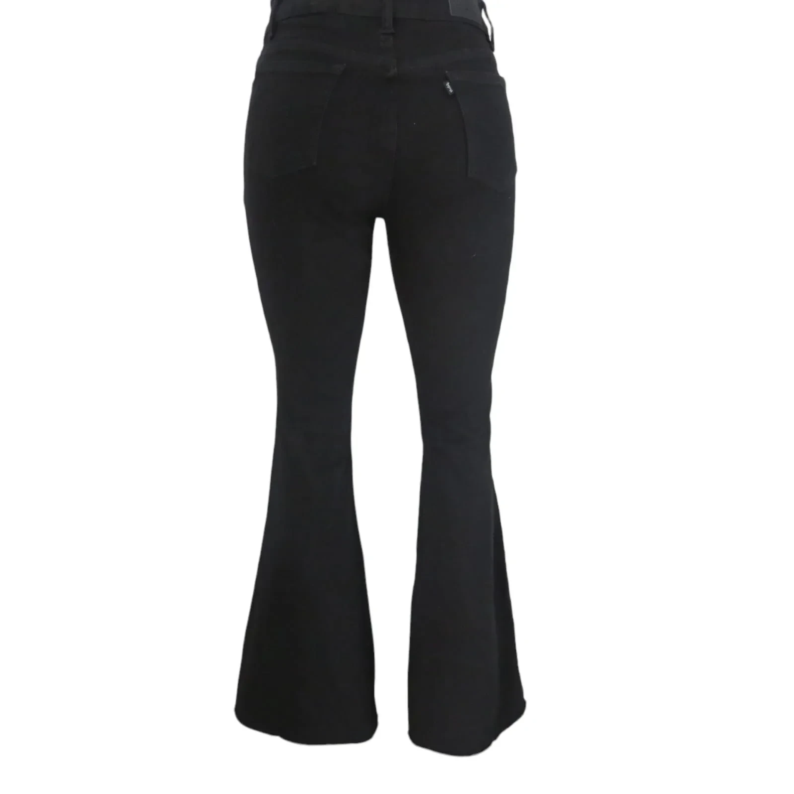 Jeans negro acampanado  2