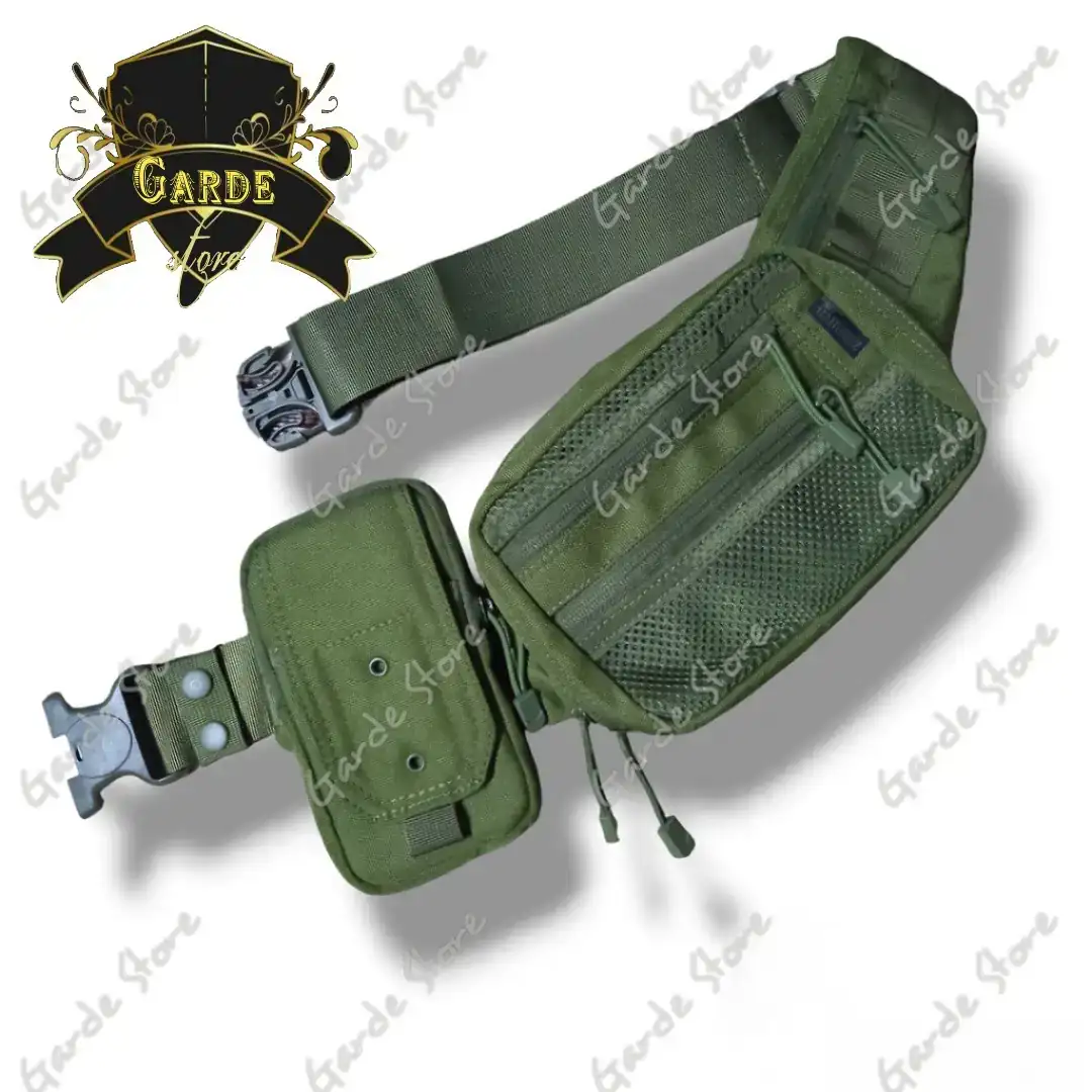 Riñonera táctica porta arma 