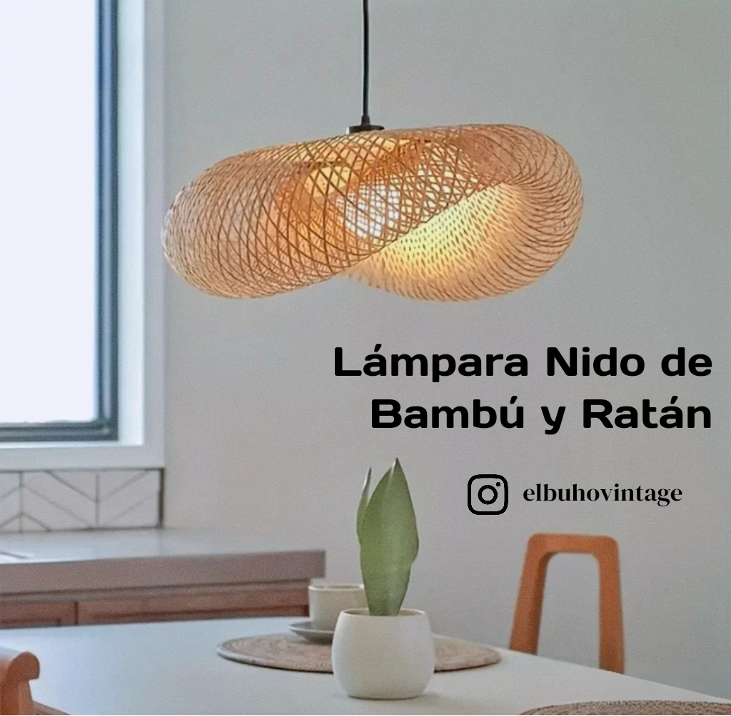 Lámpara de Bambú  2