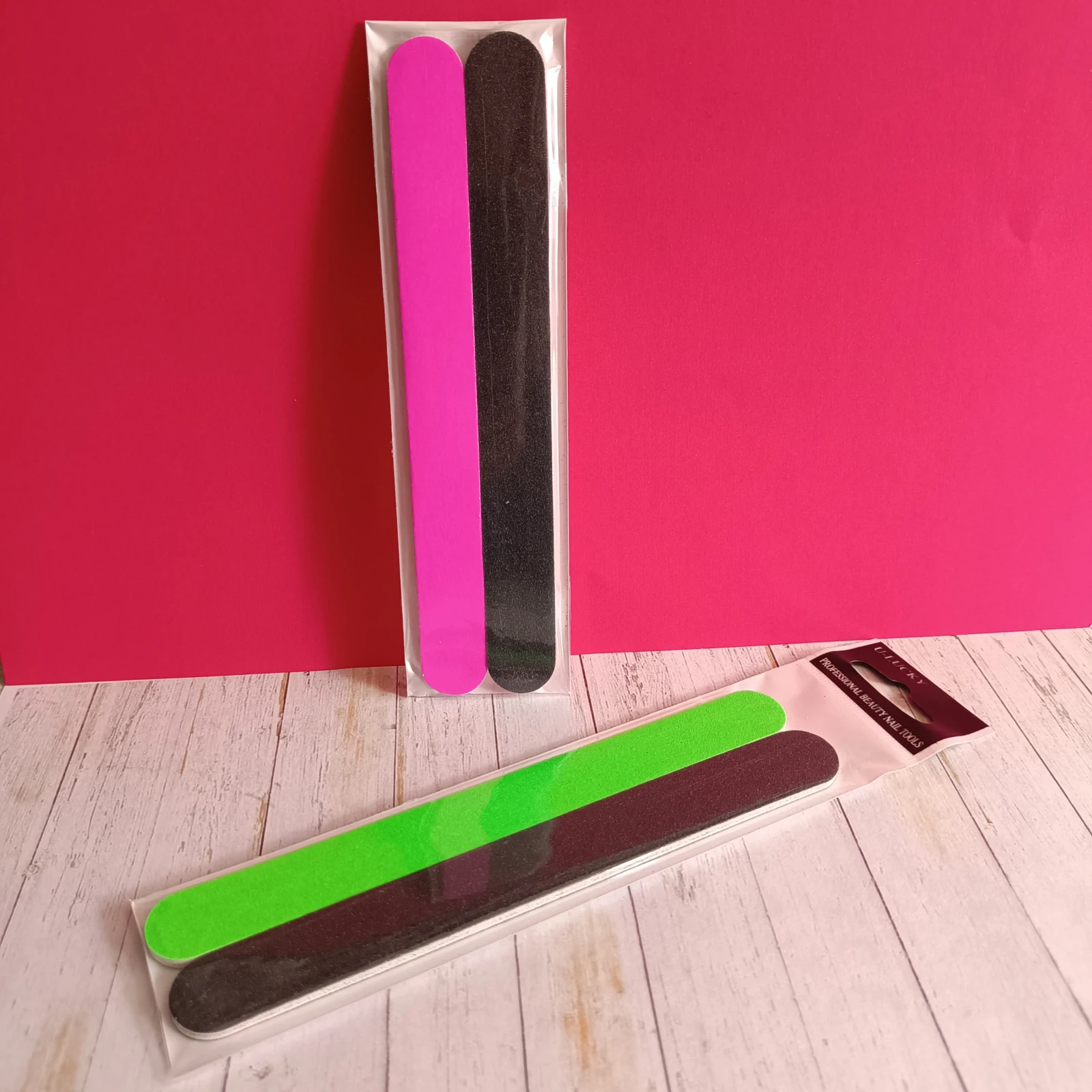 PAQUETE DUO LIMA UÑAS NEON