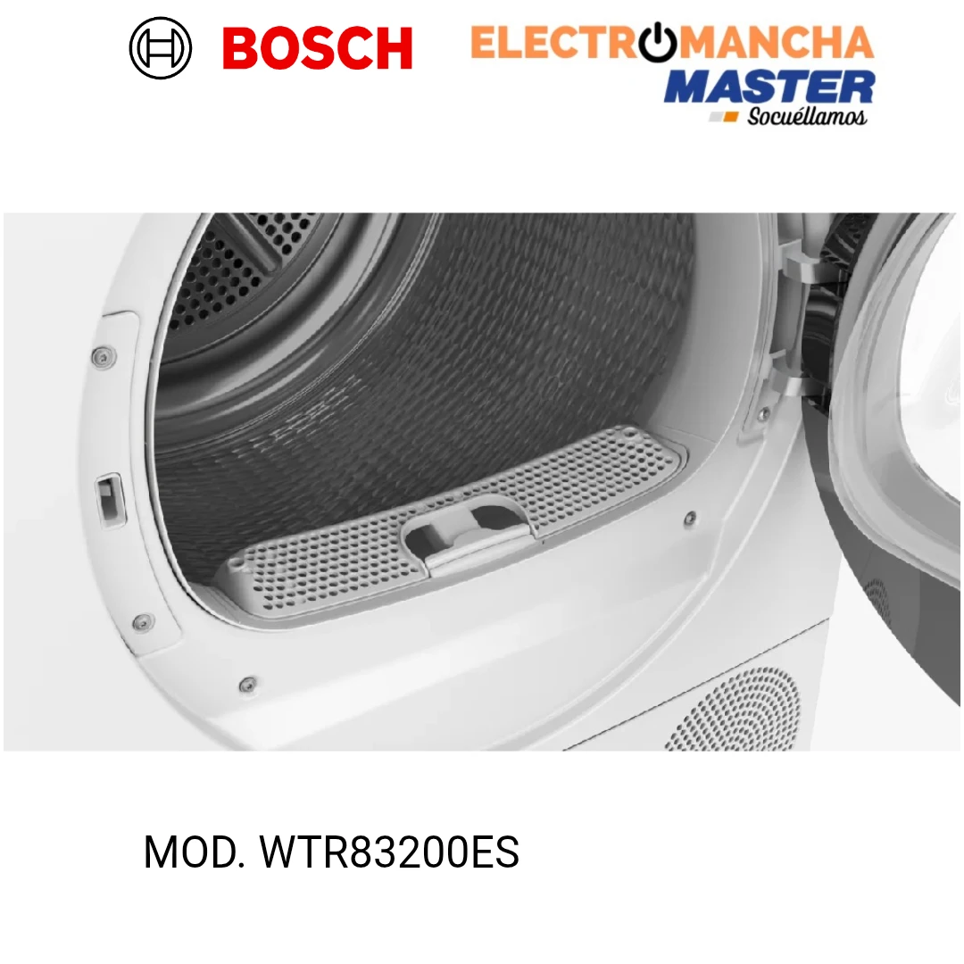SECADORA BOSCH WTR83200ES 8 KILOS BOMBA DE CALOR E 6