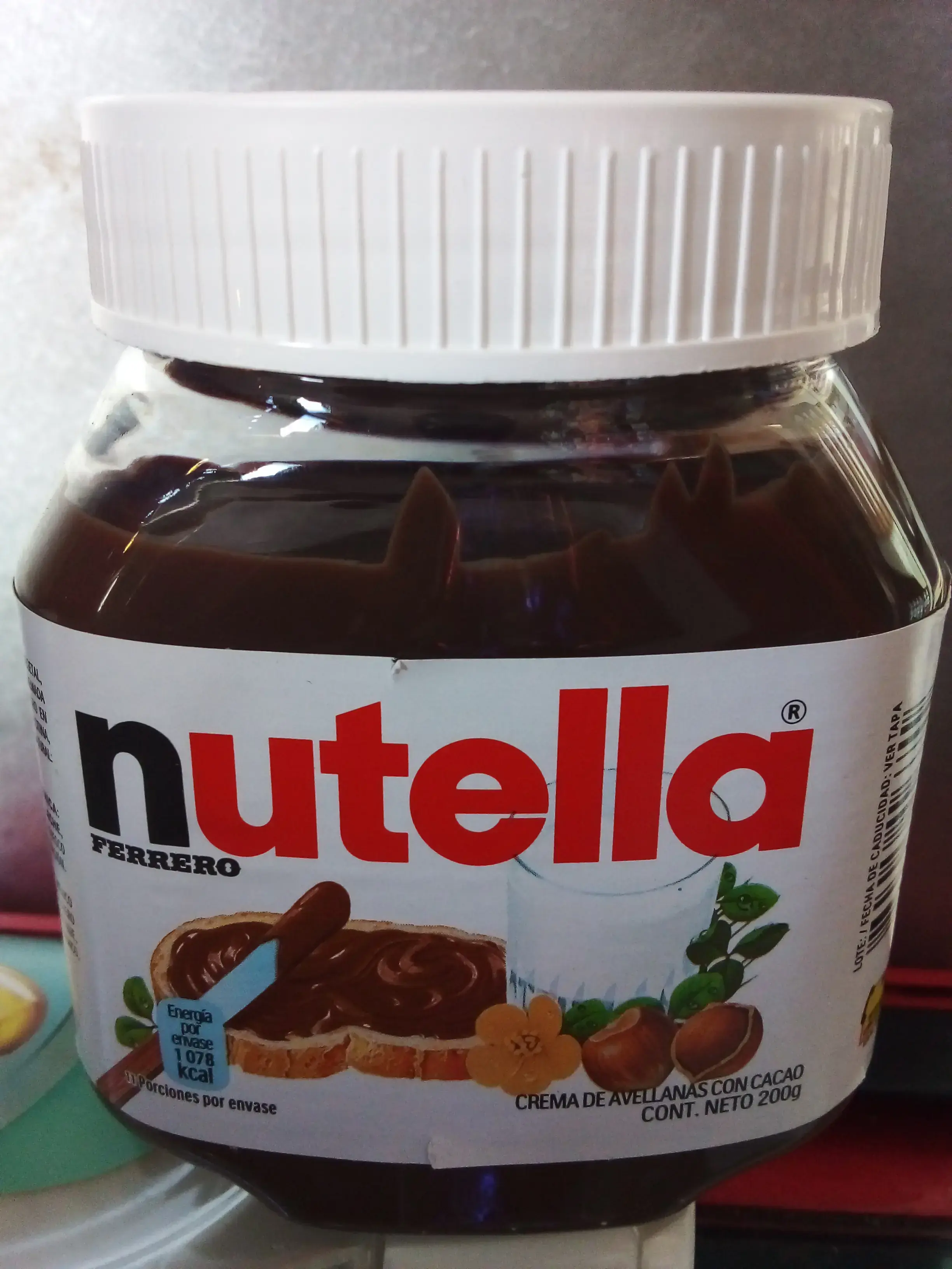 Nutella pequeña de 200 g 