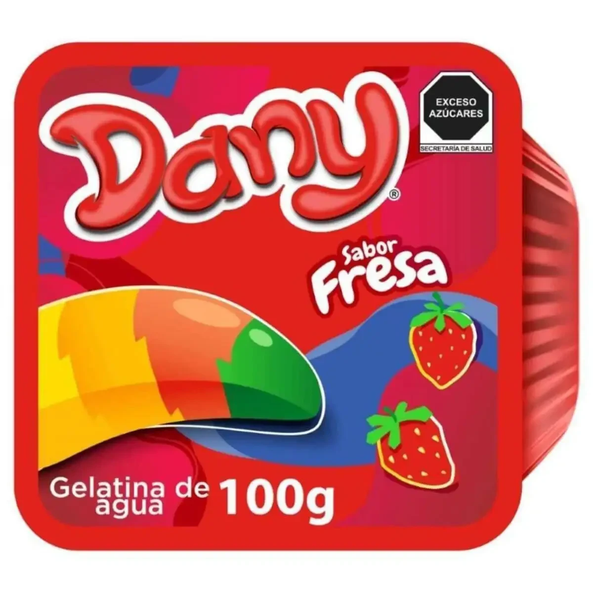 GELATINA SABOR FRESA DANY 100 G – GELATINA DE AGUA