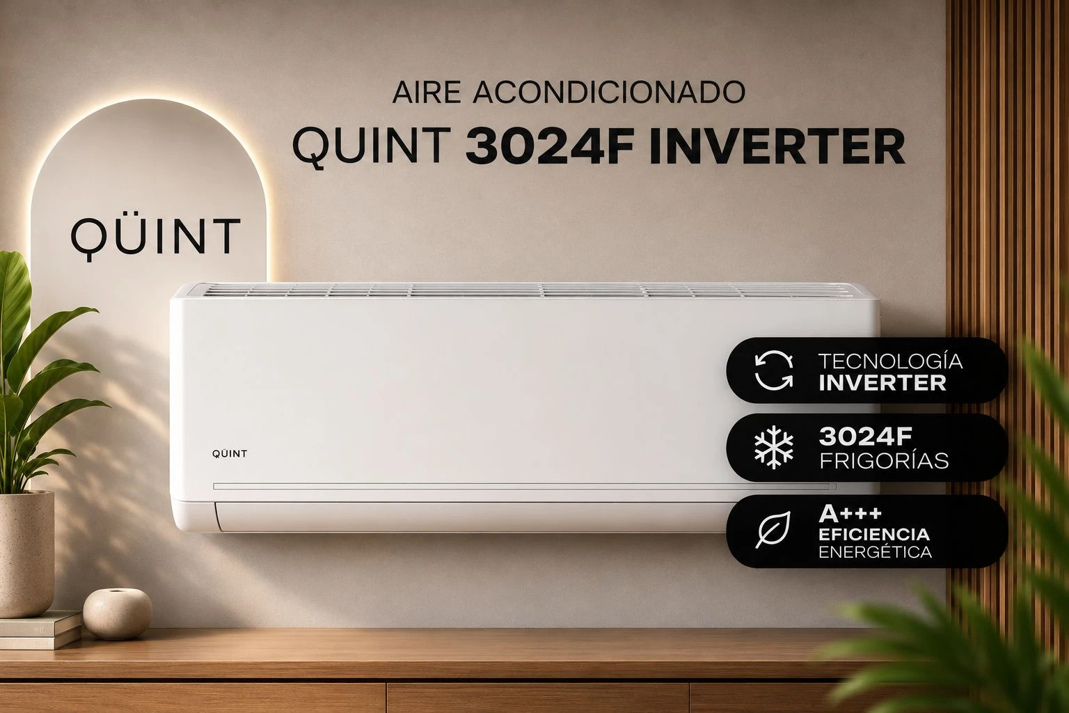 AIRE ACONDICIONADO QÜINT 3500W INVERTER ‼️SOLO POR PEDIDOS ‼️ 