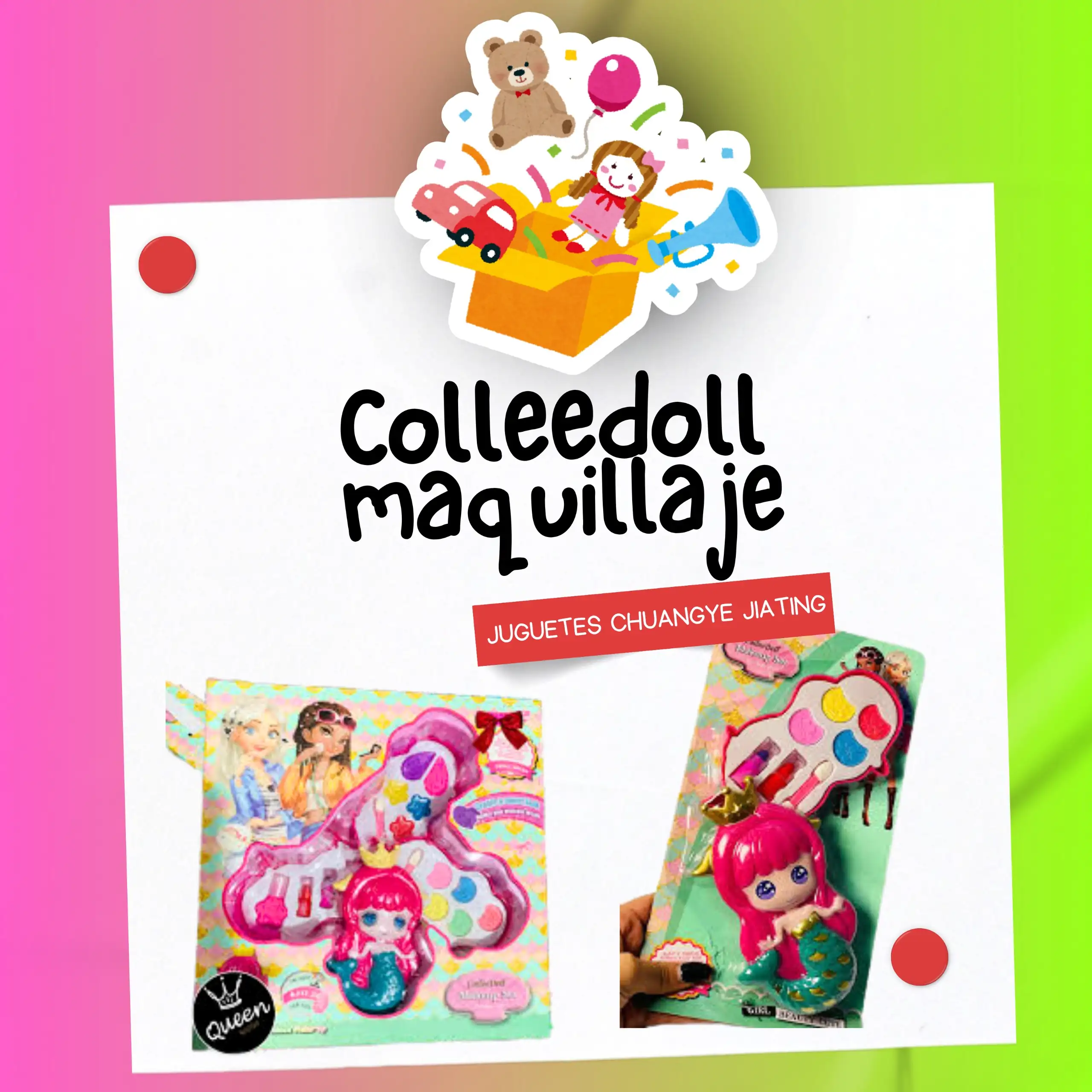 Colleedoll - juego de maquillajes 