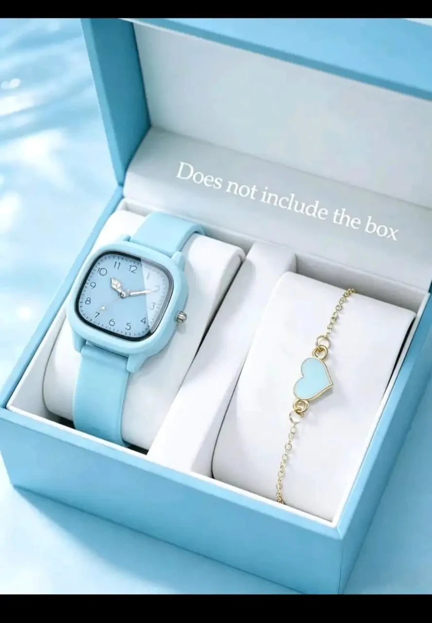 Reloj minimalista/ Correa de Silicona Pulsera incluída 