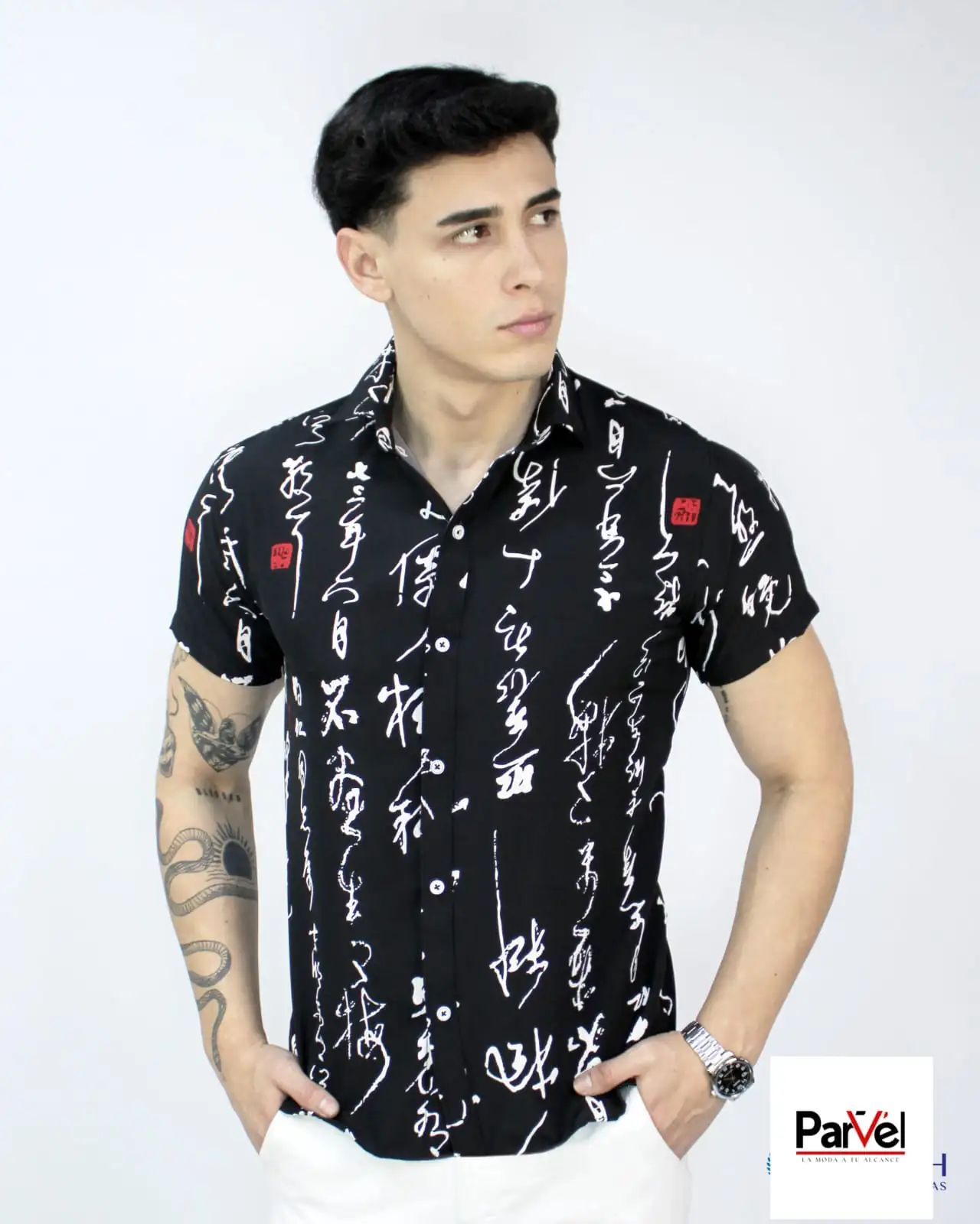 Camisa seda francesa 