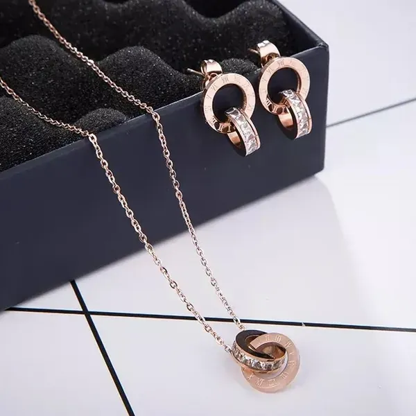 JUEGO DE JOYAS ACERO INOXIDABLE