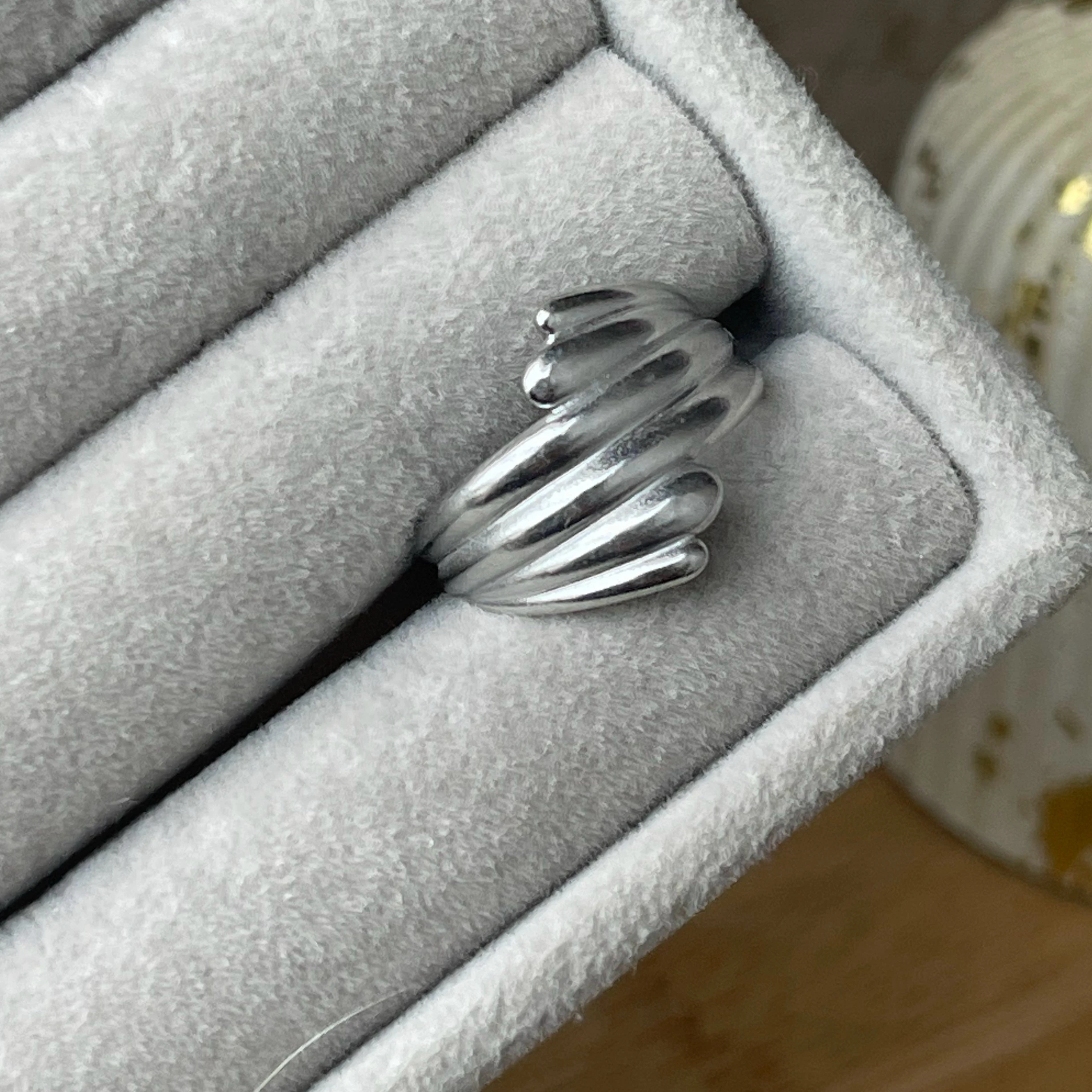 ANILLOS PLATEADOS ACERO 4