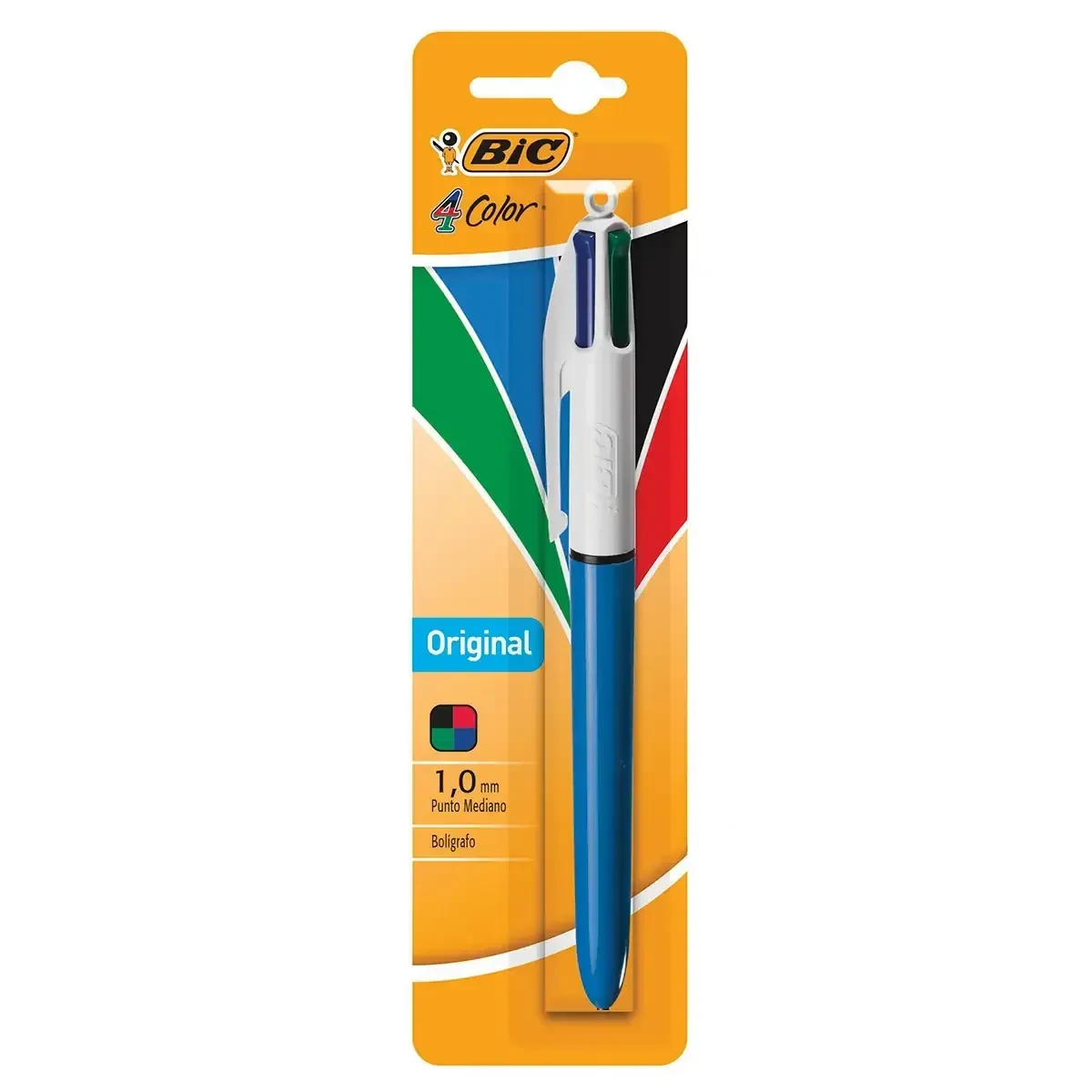 Bolígrafo bic 4colores retractil  2