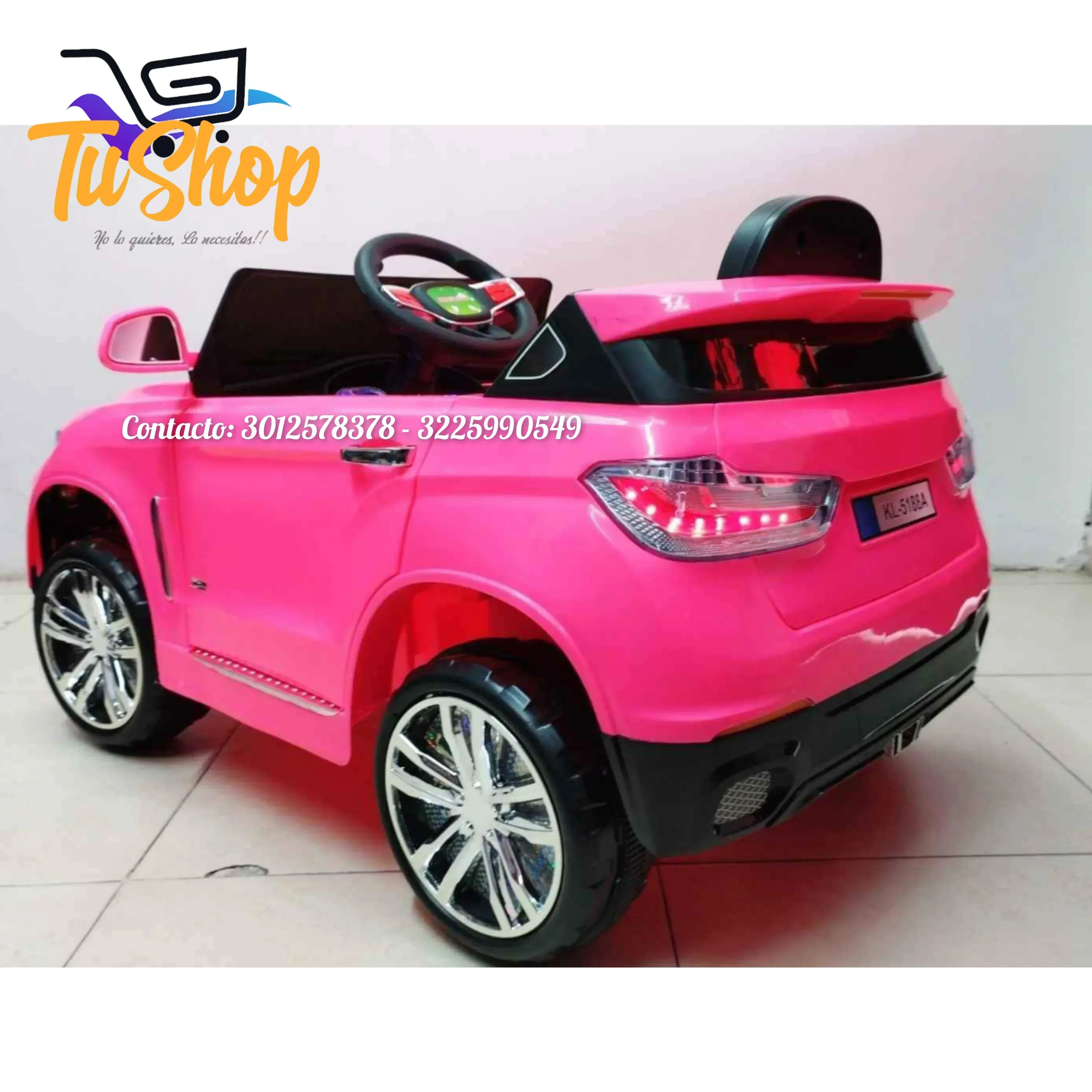Camioneta X5 Fucsia Rosa  Auto Eléctrico 6 años  2