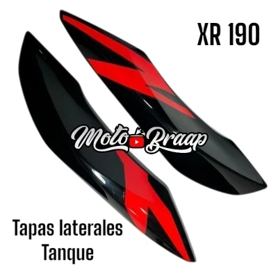 PL XR 190 L Tapas laterales tanque Rojas IMTAL274 OKL