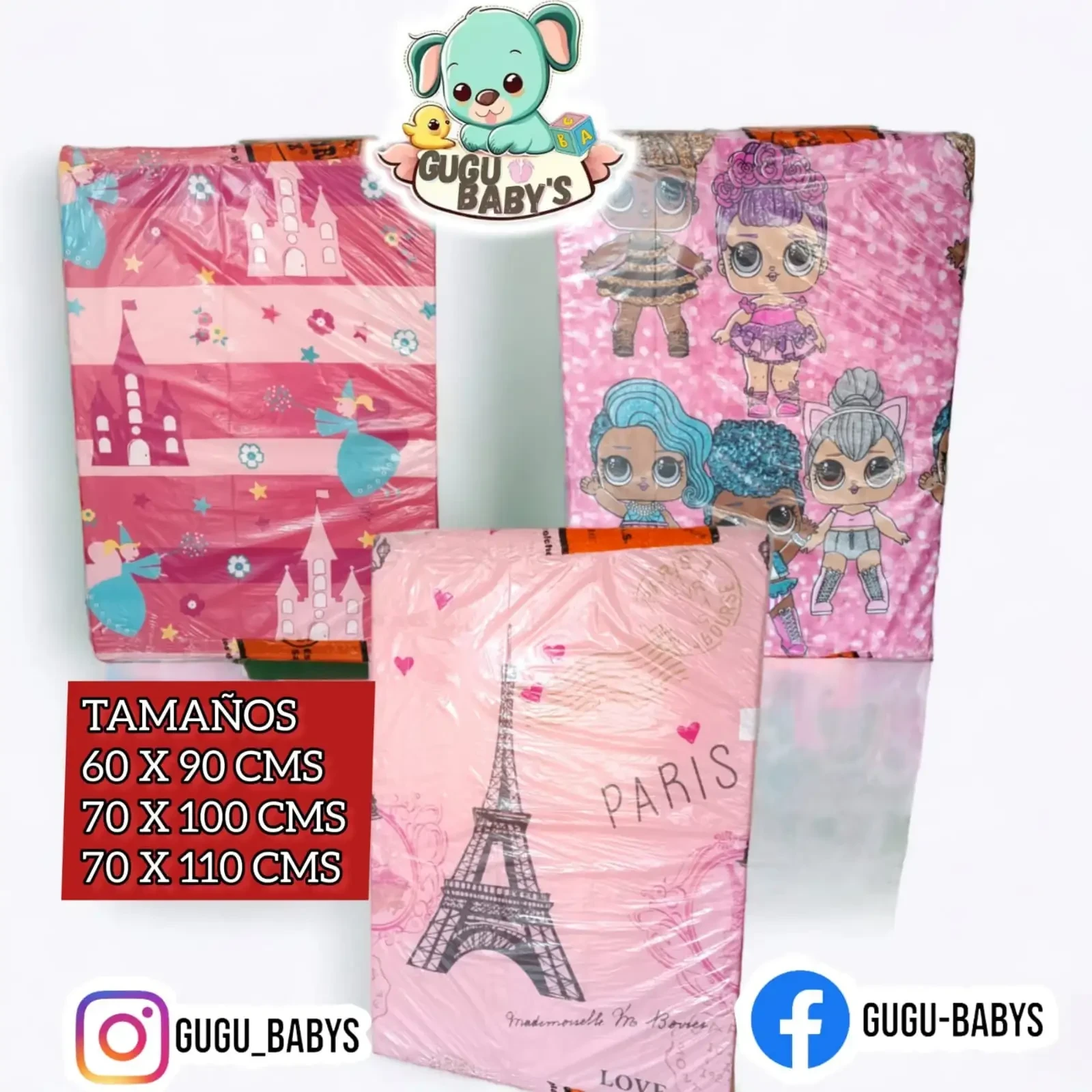 Colchoneta para corral niña