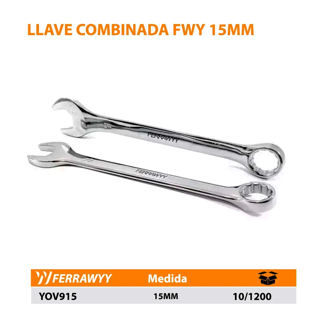 LLAVE COMBINADA FWY 15MM