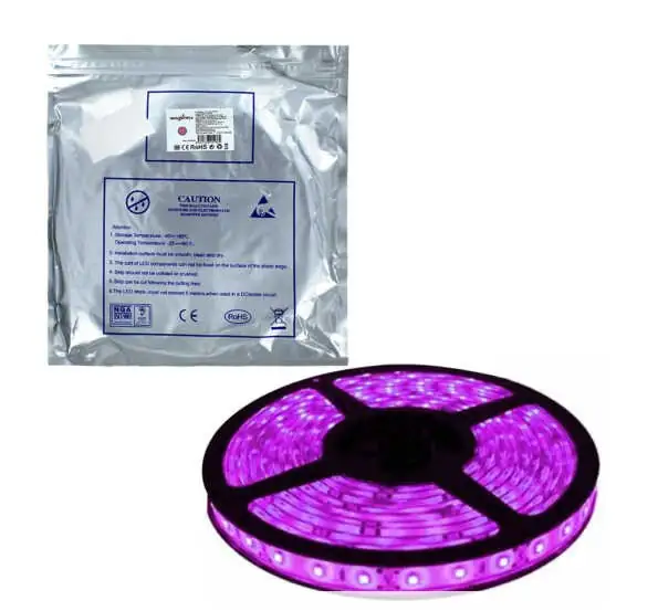 Tira LED 5 Metros Luz Roja, Rosa 2
