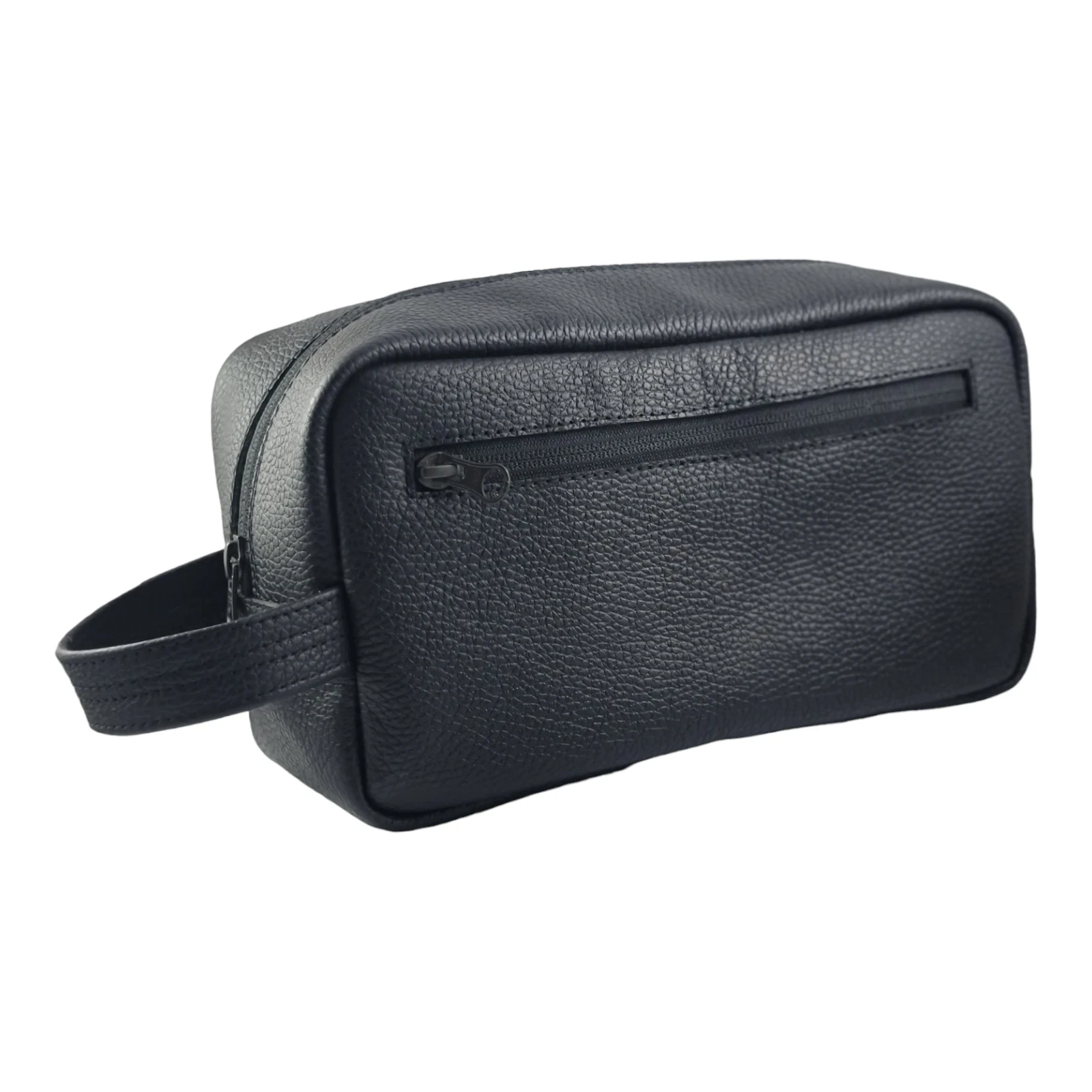 Neceser Bolso de Mano de Piel Negra 