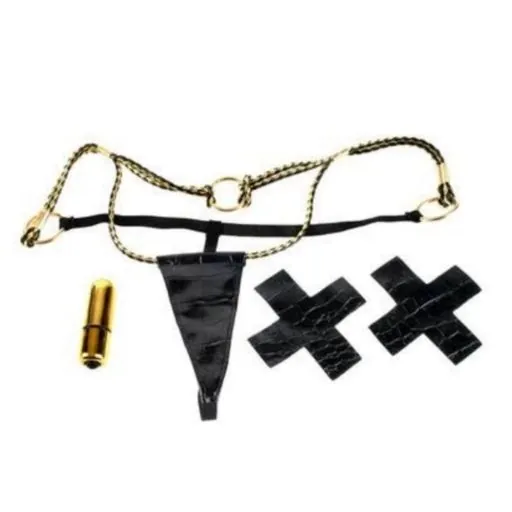 FETISH VIBRATING G-STRING SET 2