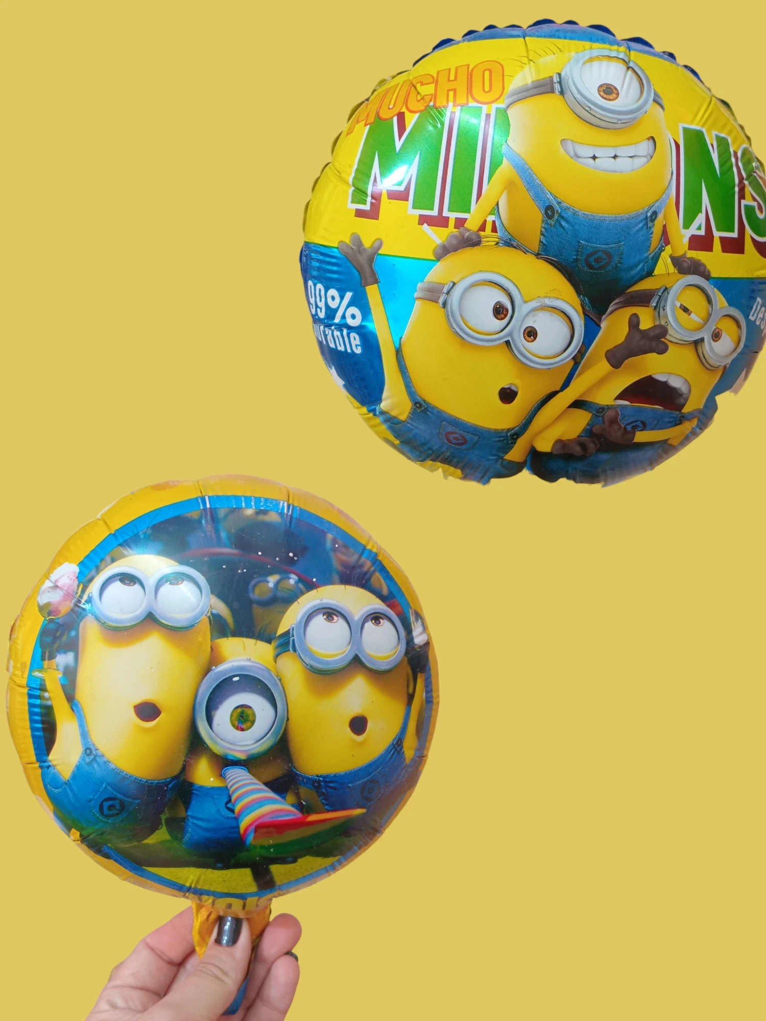 Minions globo 25cm