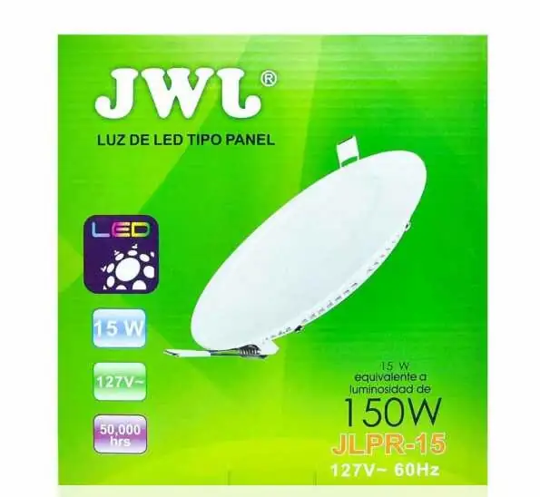 Pabel Led 15W Redondo Para Empotrar Luz Cálida 