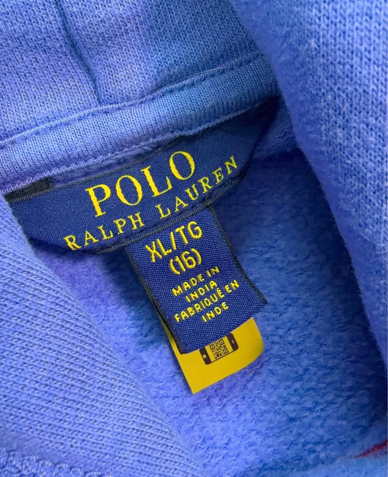Hoodie Polo Ralph Lauren Big Pony log Bordado en Tartán Escocés 3