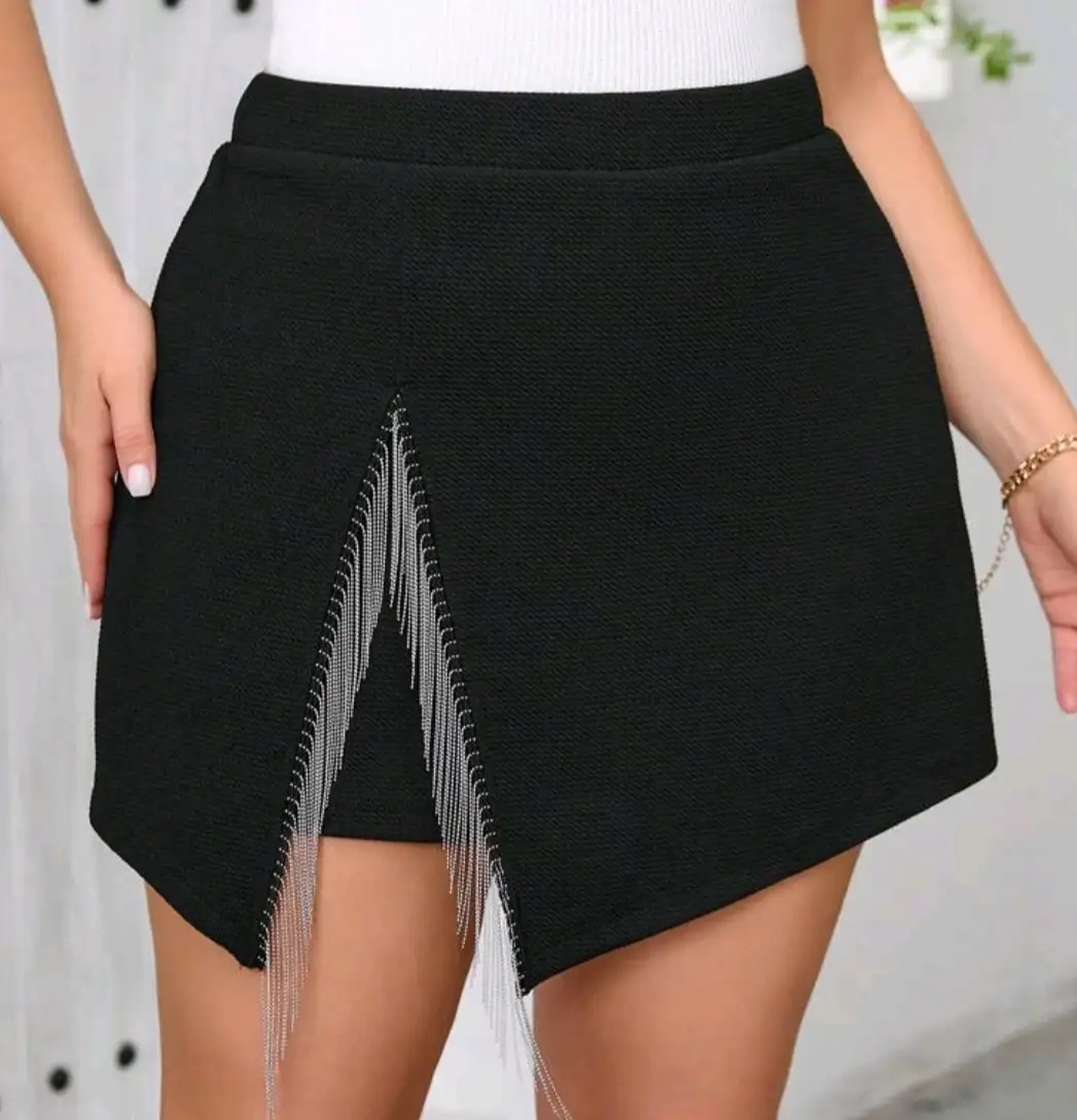 Curvy Falda Short Negro 